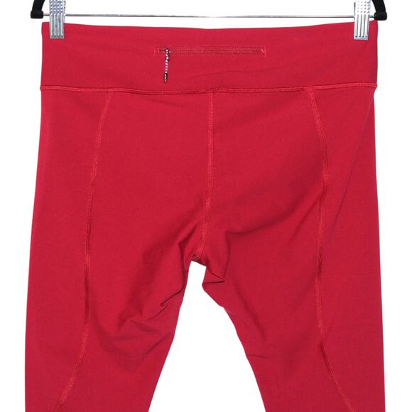 Lululemon Tight Stuff Tight Red and Silver Reflective Print Size 10 - Picture 7 of 10